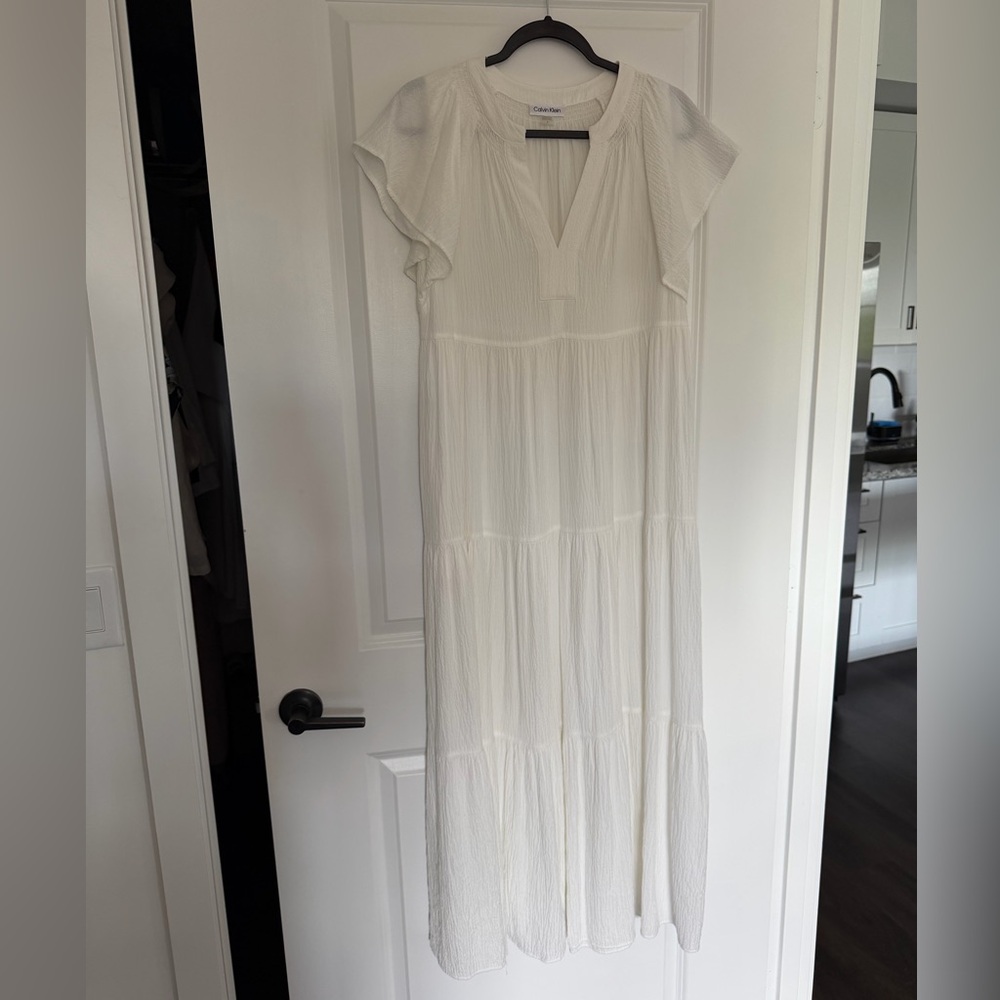 Calvin Klein White Maxi Dress - Picture 3 of 5